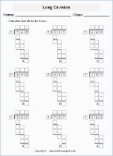 Homework help long division