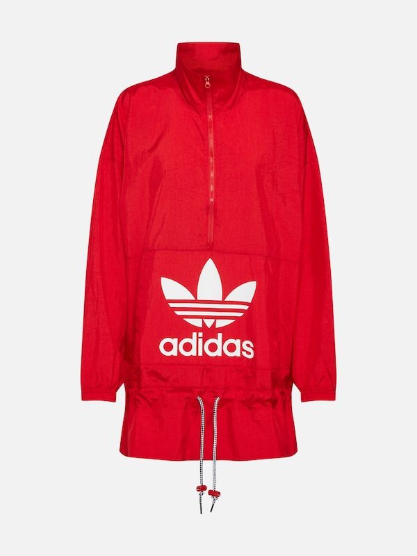 ADIDAS ORIGINALS Windbreaker in rot weiß | ABOUT YOU ADIDAS ORIGINALS Trainingsjacke in weinrot weiß | ABOUT YOU