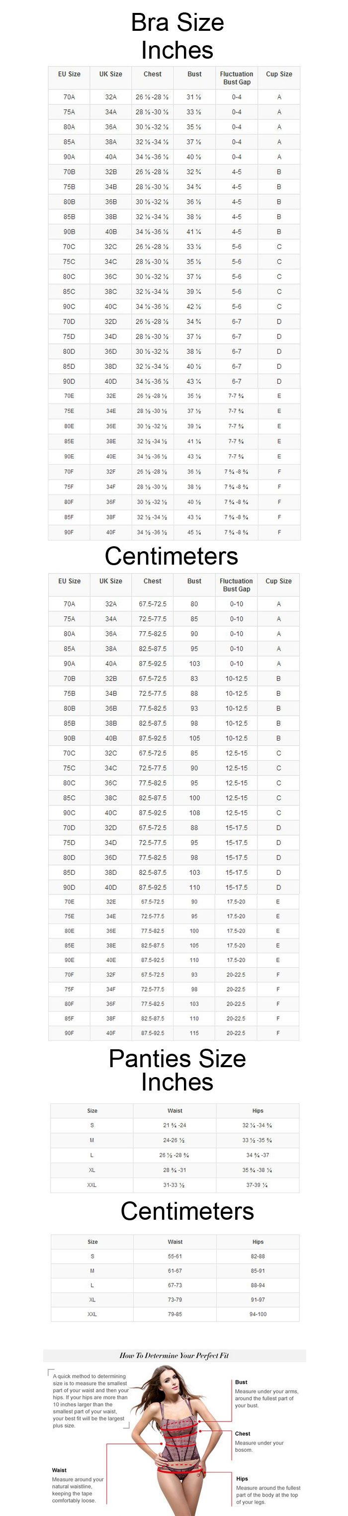 under armour bra size chart