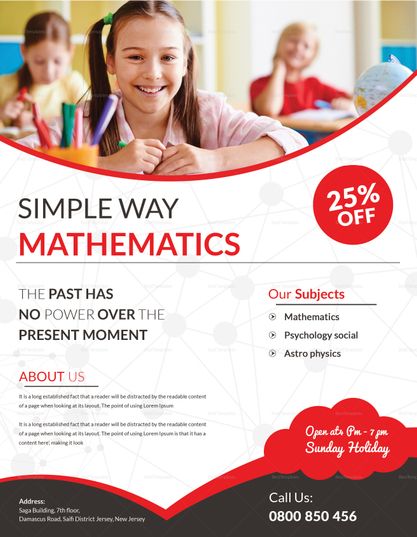 6 Tutor <strong>Flyer</strong> - TipsTemplatess - TipsTemplatess Private tutoring flyer template