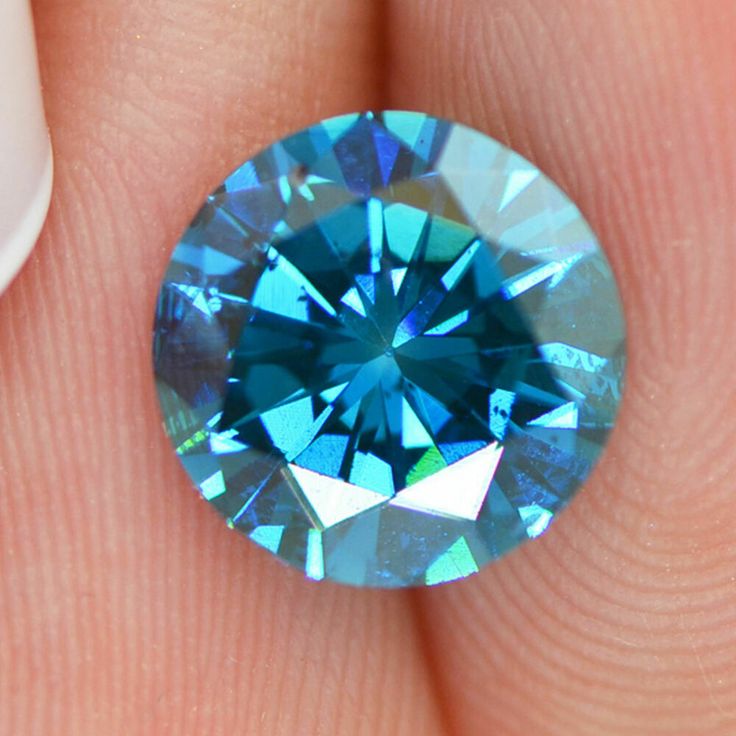 Loose Blue Diamond Real Round Shape Fancy Color 2 20 Carat VS2 Enhanced understanding-the-diamond-clarity-grading-scale-by-the-edgy-marketers