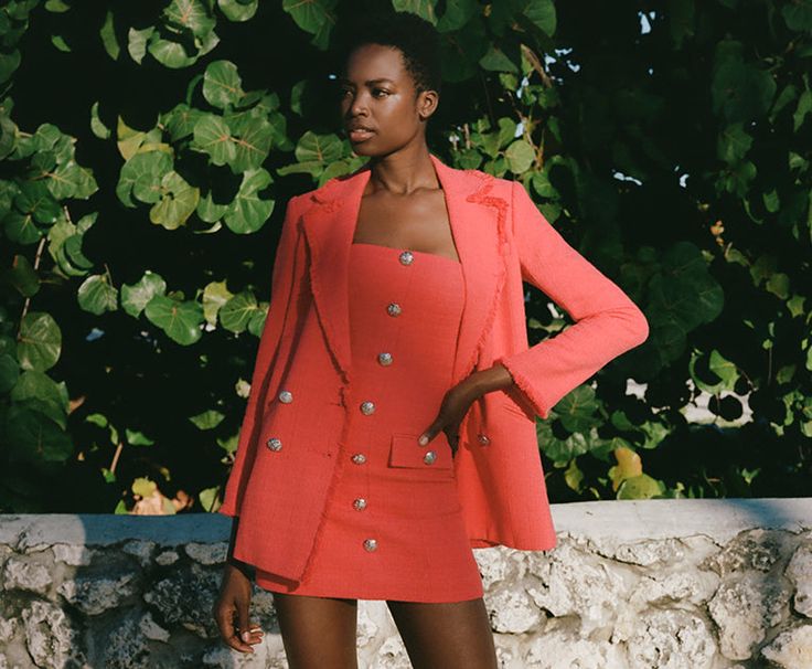 Downtown chic top blazer dress