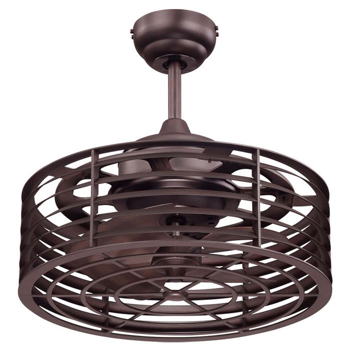 Mesa Ceiling Fan Caged With Light Mesa Ceiling Fan Caged, Flush Mount Ceiling Fan With Remote Canada