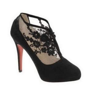 84 Best Wedding Shoes Images On Pinterest Bridal Shoe Louboutin Clic Clac Lace Booties Yes Please