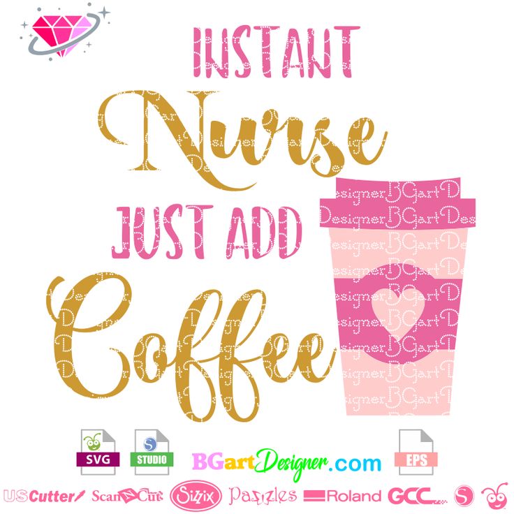 Download Instant Nurse life coffee svg | Coffee svg, Nurse design ...