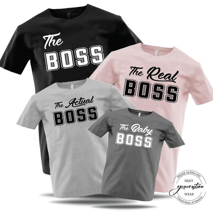 The Boss The Real Boss T Shirt Set Couple Matching T Shirt Etsy