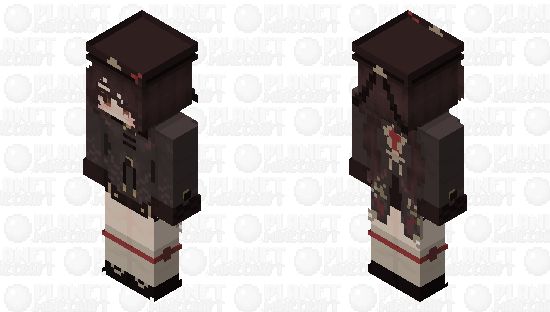 Hu Tao Genshin Impact Minecraft Skin in 2021 | Minecraft skin, Tao