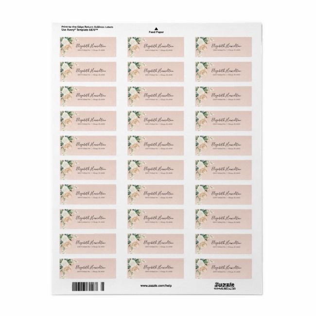 Create your own Return Address Label | Zazzle.com | Custom gift tags, Return address labels, Labels