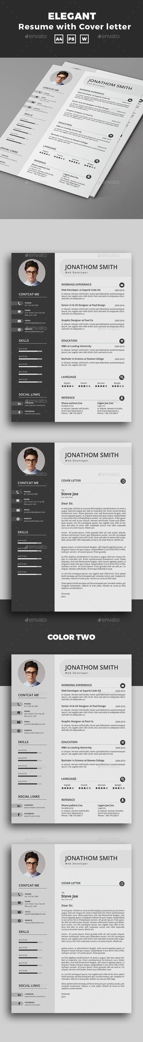 Resume — PSD Template #resume booklet #resume • Download ➝ https://graphicriver.net/item/resume/18528282?ref=pxcr