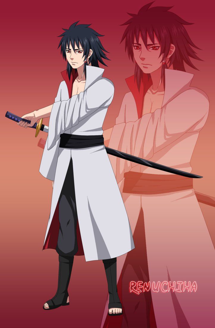 commission uchiha ren by whiterabbit20 naruto avatar rpg