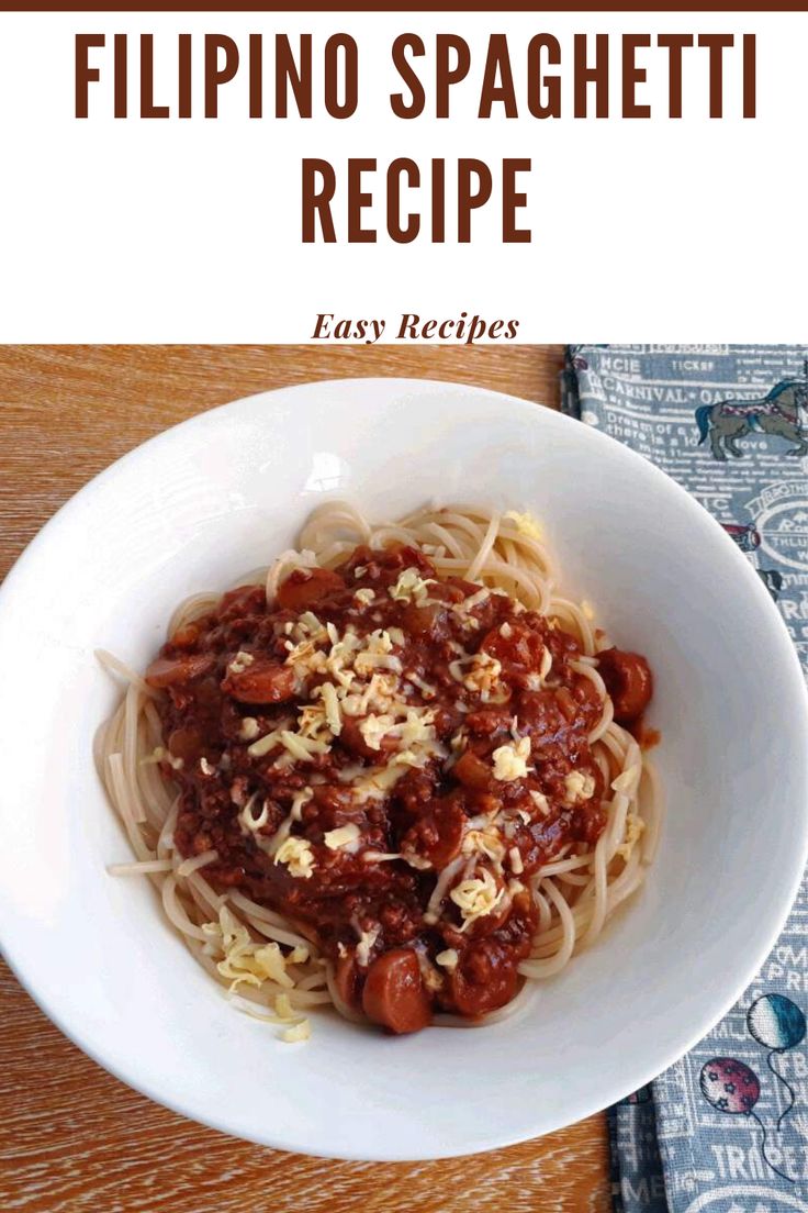 Filipino Style Spaghetti Recipe is a sweet spaghetti recipe that is mix with ground beef, Filipino Style Spaghetti Recipe is a sweet spaghetti recipe that is mix with ground beef,