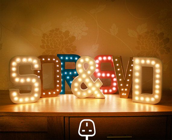 Plug in marquee letters Plug in marquee letters