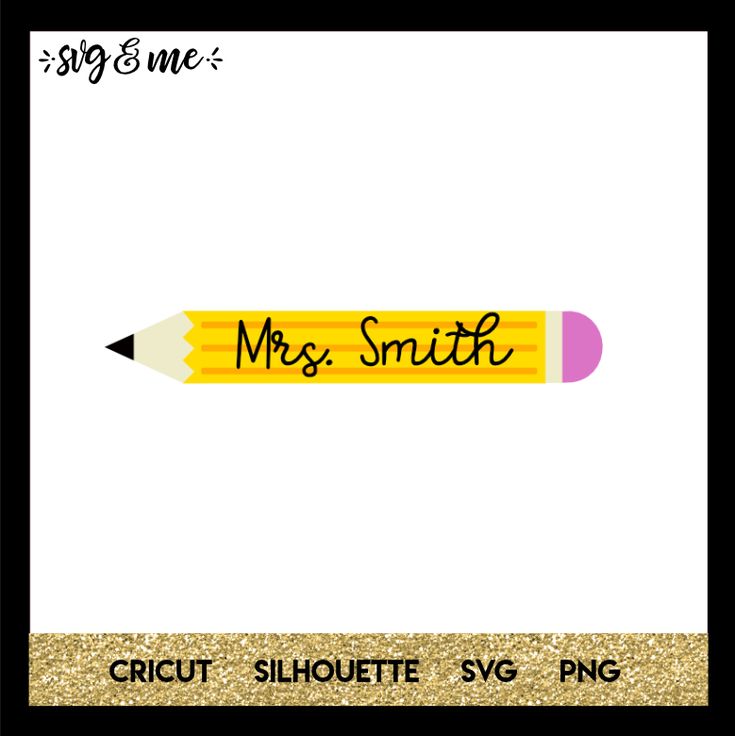 Download Teacher Pencil | Personalized pencils, Personalized ...