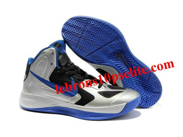 Nike Zoom Hyperfuse 2012 Jeremy Lin Shoes Silver/Black/Blue