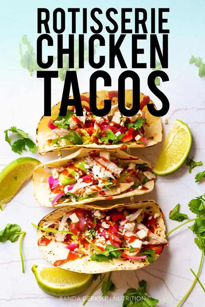 These Gluten Free Rotisserie Chicken Tacos Are The Perfect