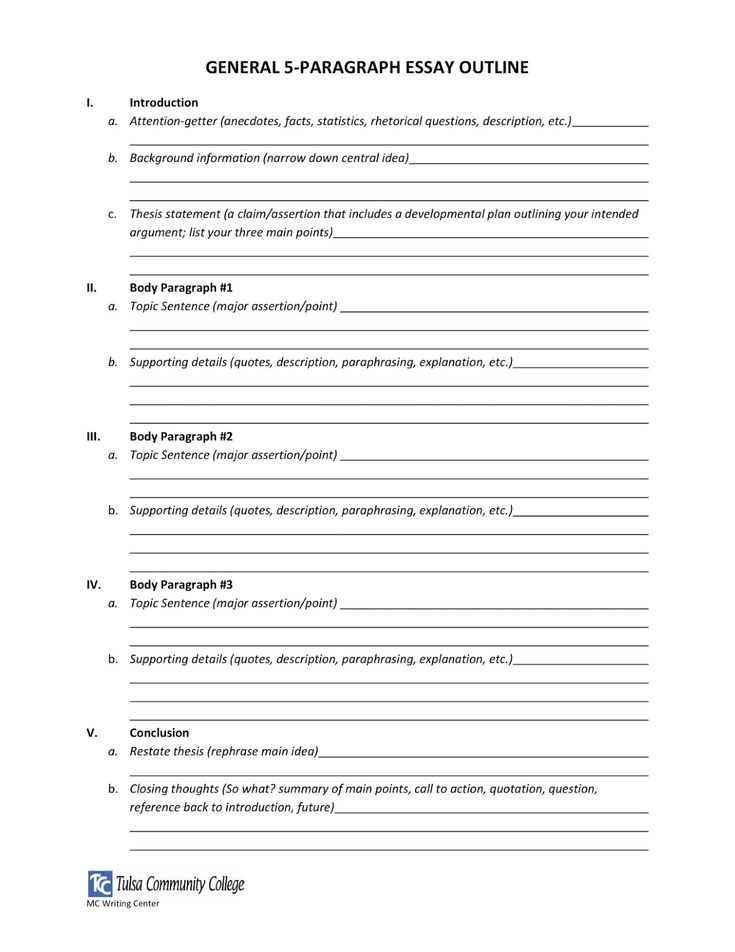 informative essay outline writing an outline for