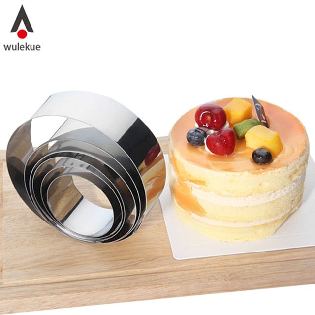 Steel Round Cookie Biscuit Pastry Cutter Baking Cake Decor Mold NEW Steel Round Cookie Biscuit Pastry Cutter Baking Cake Decor Mold NEW