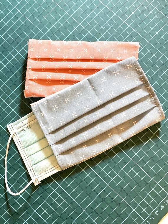 Handmade Cotton Washable Reusable 2 Layer Face Mask Cover