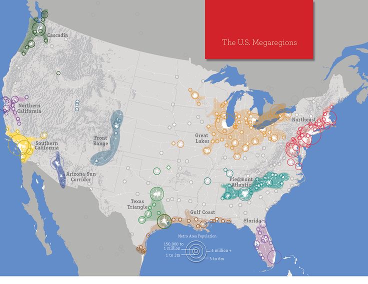 US Megaregions Map, Cartography, Gulf coast florida US Megaregions Map, Cartography, Gulf coast florida