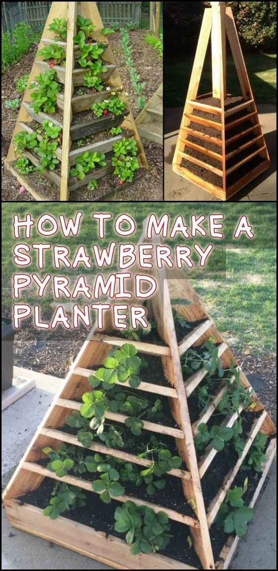 How to build pyramid planter