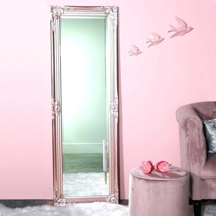 blush pink wall mirror - Google Search | Pink wall mirrors, Rose gold