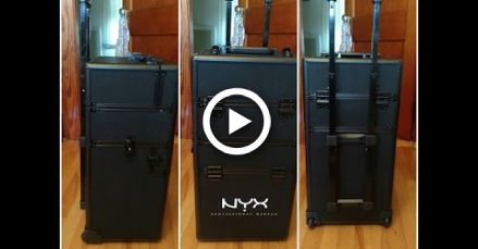 Auspacken des NYX Pro Freelance Makeup Rolling Train Case – Nails & MakeUp!