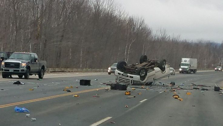 A Berlin man died after being thrown from his truck in a rollover crash