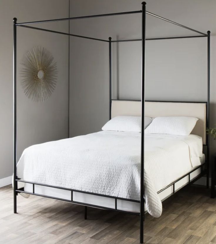 Urgent Our Favorite Bed Frame Is On Super Modern Canopy Iron Metal Modern Canopy Bed, King Metal Canopy Bed
