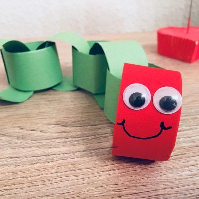 Die kleine Raupe Nimmersatt – Basteln mit Kindern