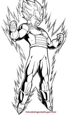 Imprimir 4 faciles dibujos de dragon ball super para pintar - Paperblog