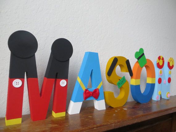25 Best Mickey Mouse Room Ideas On Pinterest Limited Edition Mickey Mouse Clubhouse Block By Theletterbug