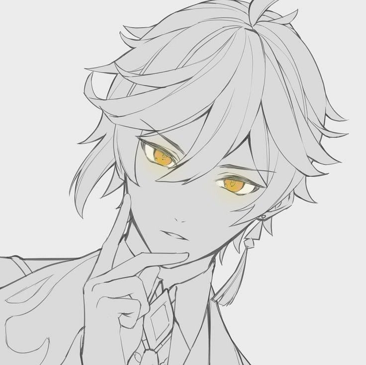 Genshin Impact in 2021 Sketches Anime sketch Impact