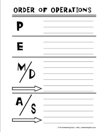 7 best Order of Operations images on Pinterest Order of - order of operations worksheet 7 best Order of Operations images on Pinterest Order of - order of operations worksheet