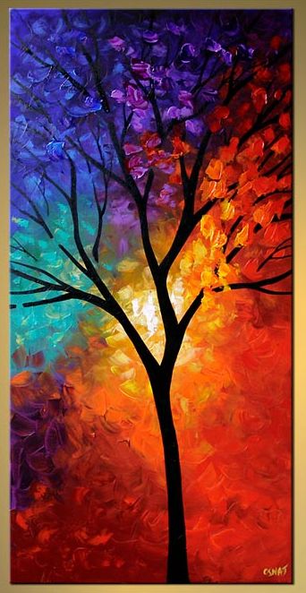 paintings of trees