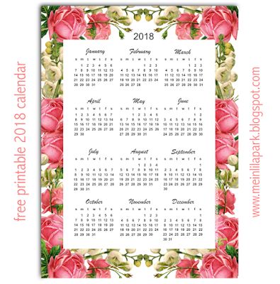 162 best 2018 calendars images on pinterest calendar 2018 free at a glance daily planner 2018