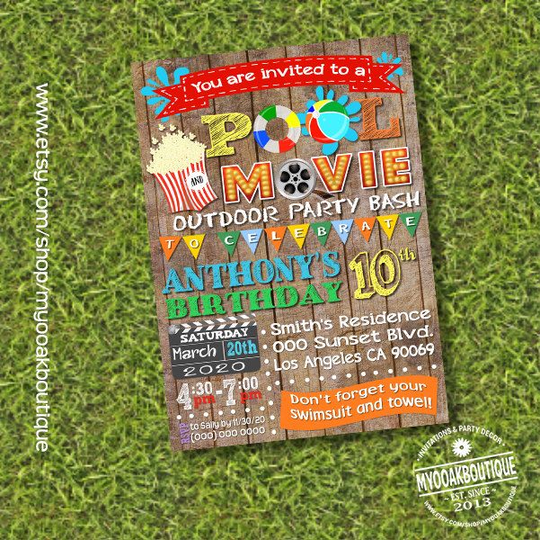 23 best Pool party images on Pinterest Pool party invitations - birthday invitation pool party 23 best Pool party images on Pinterest Pool party invitations - birthday invitation pool party