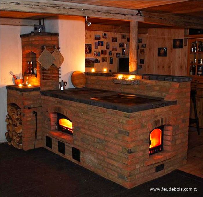 Brick stoves for summer cottages - warm and cozy Brick stoves for summer cottages - warm and cozy