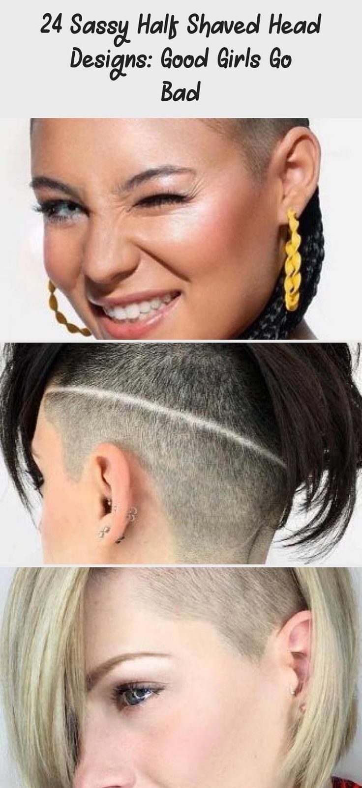 Half Shaved Head Long Waves #halfshavedhead #hairstyles #undercut ❤ Half shaved head hairstyles are designed to ruin stereotypes and let your imagination run wild. If you want to add a dramatic twist to your look while still looking pretty feminine, dive in. Awesome designs for short hair, long ideas to pair with an un