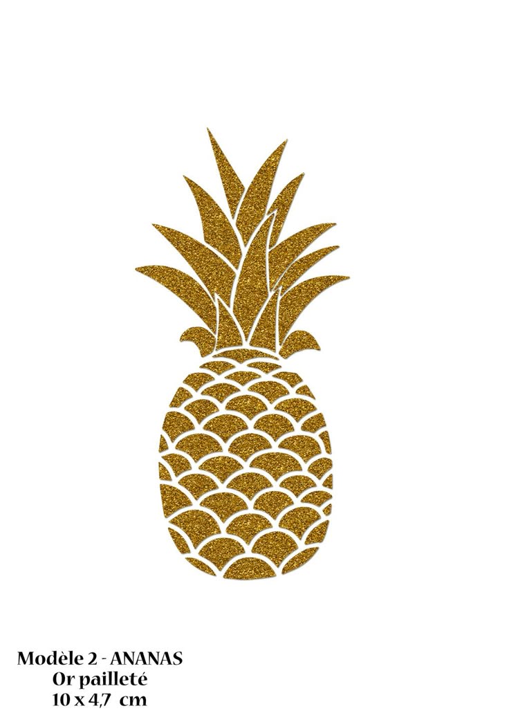 pineapple silhouette gold drawing quotes motif ananas dessin template bullet print journal stencils stencil deco portrait printable illustrations surf outline