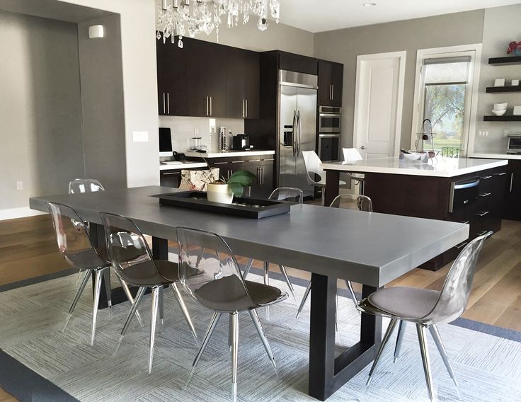 17 best images about custom concrete kitchen & dining tables 17 best images about custom concrete kitchen & dining tables