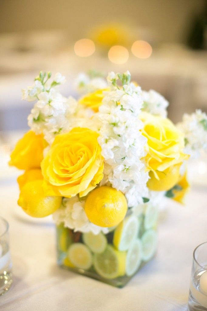 Yellow Rose Centerpiece : Best yellow wedding inspiration images on pinterest