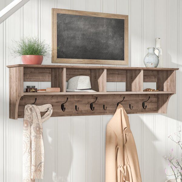 60 Drifted Grey Wall Mounted Coat Rack Rustic - Wall Mounted Coat Rack With Shelf Grey 60 Drifted Grey Wall Mounted Coat Rack Rustic - Wall Mounted Coat Rack With Shelf Grey