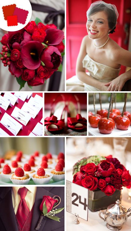26 Best Red Wedding Ideas Images On Pinterest Bridal Bouquets Red Was The Color Searched For A Wedding Scheme In January