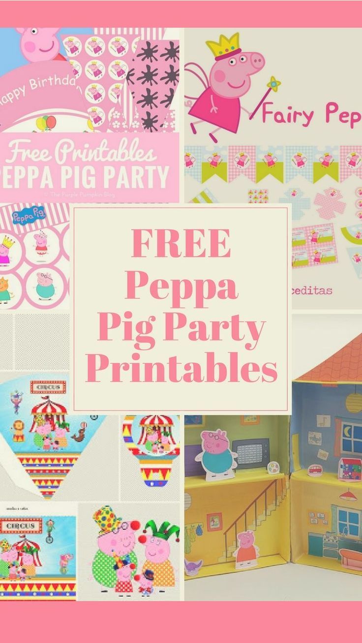 Peppa Pig Birthday Party Idea Crafts And Free Printables In Peppa Pig Birthday Party Decorations Peppa Pig Birthday Peppa Pig Decorations Peppa Pig Birthday Party Idea Crafts And Free Printables In Peppa Pig Birthday Party Decorations Peppa Pig Birthday Peppa Pig Decorations