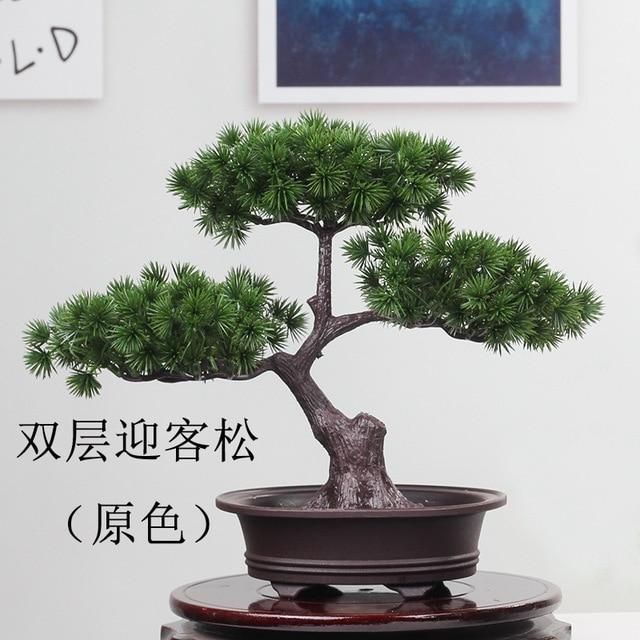 1pcs Artificial Plants Bonsai Fake Flowers Tree Potted Plants Home Garden Decor 1pcs Artificial Plants Bonsai Fake Flowers Tree Potted Plants Home Garden Decor