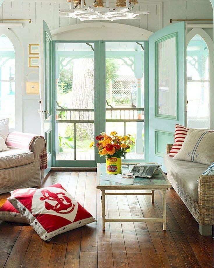 Minimalist living room update inspired by cottage living area showing a natural characteristic of beach style home Image 43