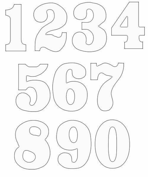 15 best zahlen images on Pinterest Numbers, Letters and Silhouettes - number template 15 best zahlen images on Pinterest Numbers, Letters and Silhouettes - number template