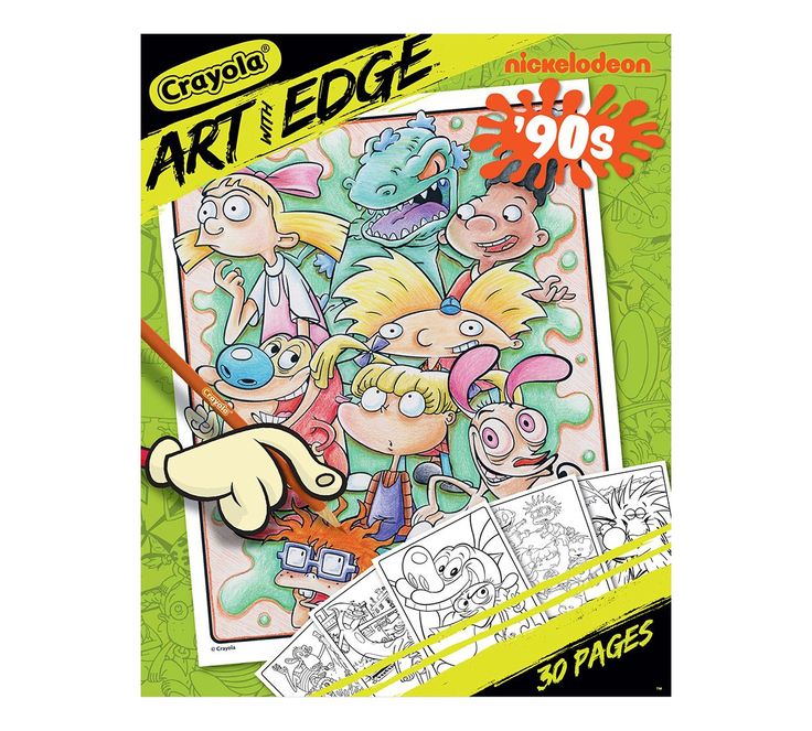 Art With Edge Nickelodeon S Coloring Pages Art With Edge Nickelodeon S Coloring Pages