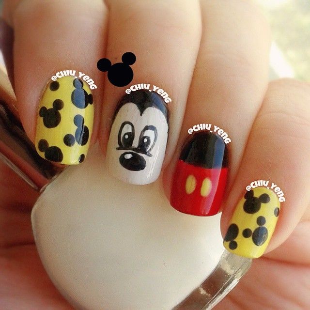 The 25+ Best Mickey Mouse Nails Ideas On Pinterest Mickey Mouse I am loving these Mickey Mouse nails! Do you? - The 25+ Best Mickey Mouse Nails Ideas On Pinterest Mickey Mouse