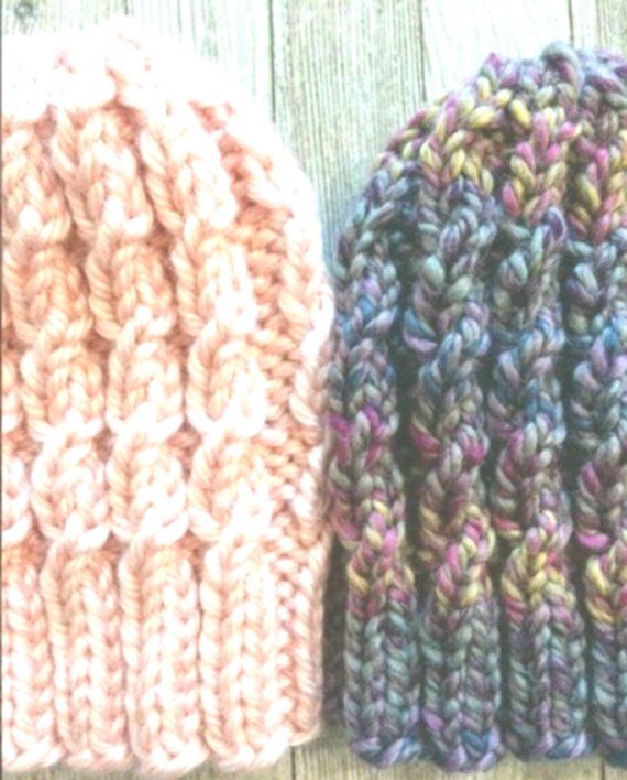 STRICKMUSTER | Die Willow Beanie PDF Datei | Strickmütze Muster | Strickmütze Muster | Einfac...